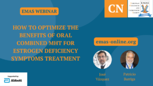 Benefits of oral combined MHT for estrogen deficiency symptoms treatment (ZH)