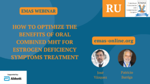 Benefits of oral combined MHT for estrogen deficiency symptoms treatment (RU)